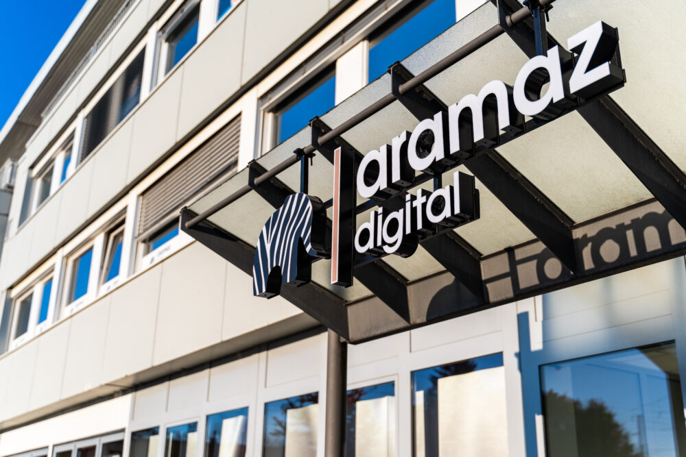 Außenansicht der Aramaz Digital GmbH in Bielefeld