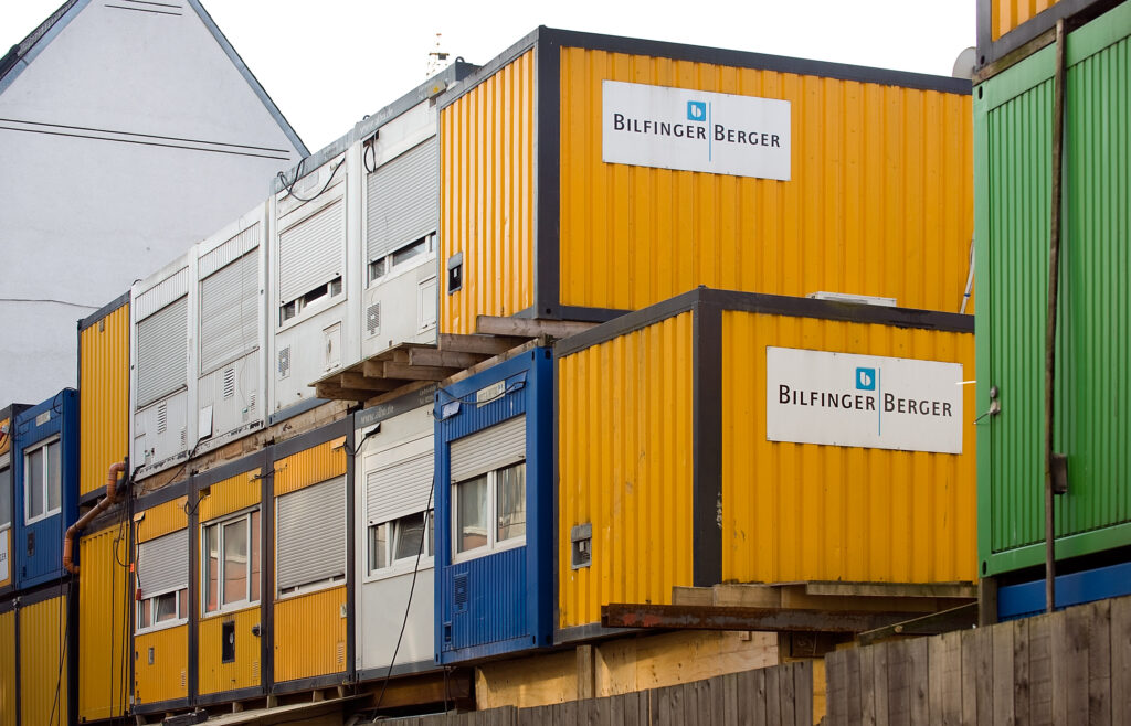 Container von Bilfinger Berger