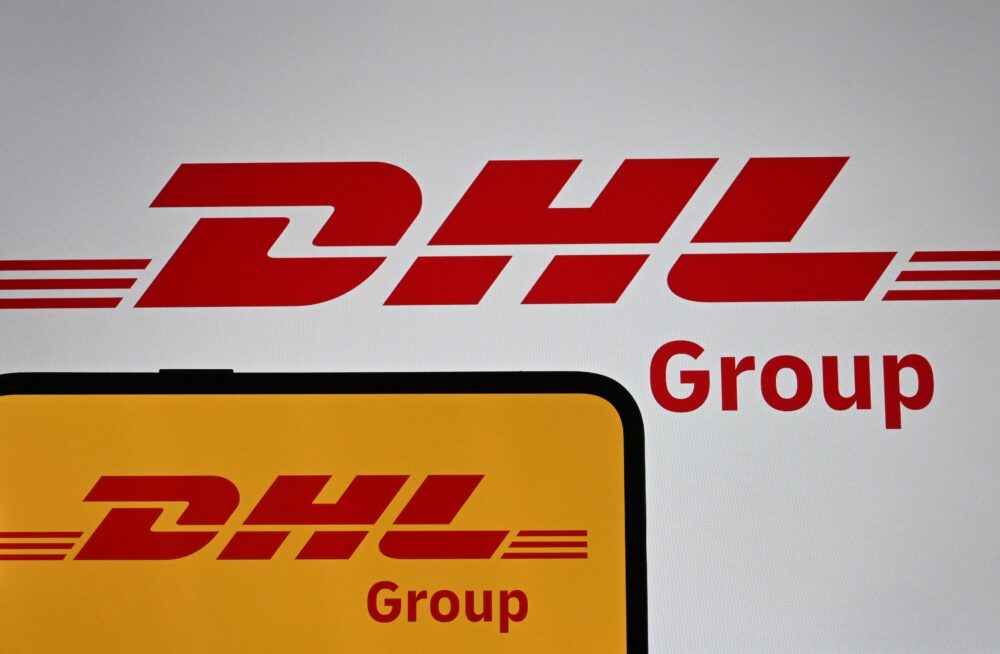 Logo von DHL Group