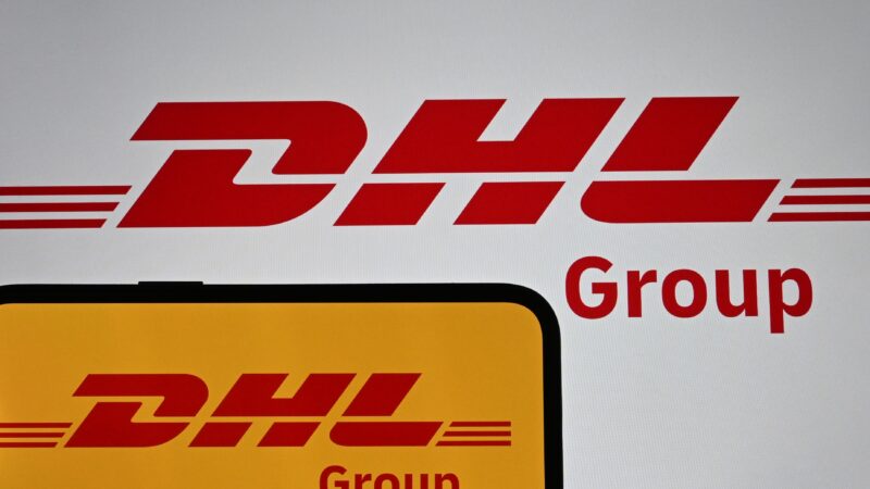 Logo von DHL Group